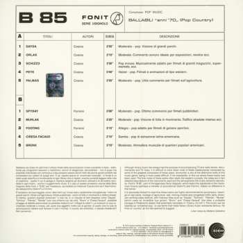 LP/CD Complesso Pop Music: B 85 - Ballabili "Anni '70" (Pop Country)