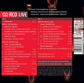 2SACD Concertgebouworkest: Schumann > Szenen Aus Goethes Faust