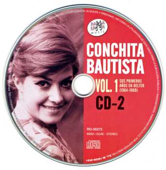 2CD Conchita Bautista: Vol.1 Sus Primeros Años En Belter (1964-1969)