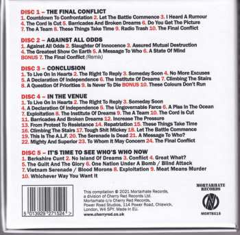 5CD/Set di cofanetti Conflict: Statements Of Intent 1988-1994