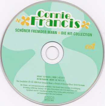 3CD/Set di cofanetti Connie Francis: Schöner Fremder Man - Die Hit-Collection