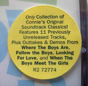 CD Connie Francis: Where The Boys Are: Connie Francis In Hollywood