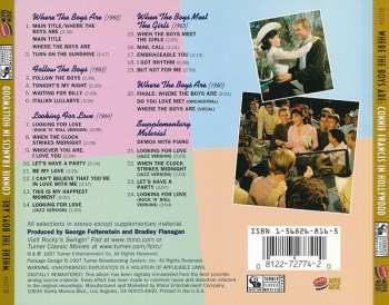CD Connie Francis: Where The Boys Are: Connie Francis In Hollywood