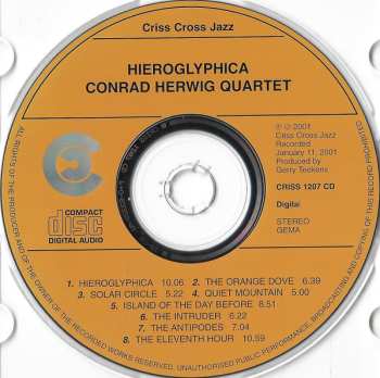 CD Conrad Herwig Quartet: Hieroglyphica