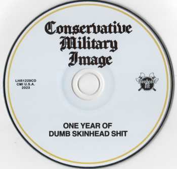 CD Conservative Military Image: One Year Of Dumb Skinhead Shit