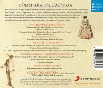 CD Heinrich Ignaz Franz Biber: Commedia Dell' Austria