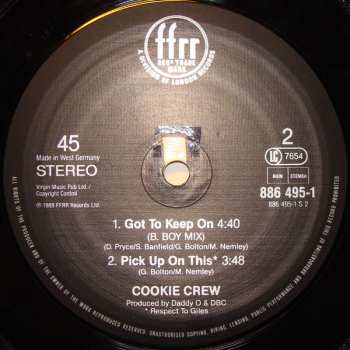 LP The Cookie Crew: Got To Keep On