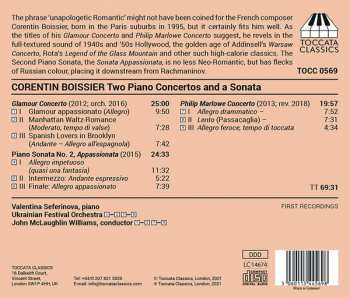 CD Corentin Boissier: Two Piano Concertos And A Sonata