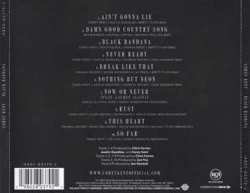 CD Corey Kent White: Black Bandana