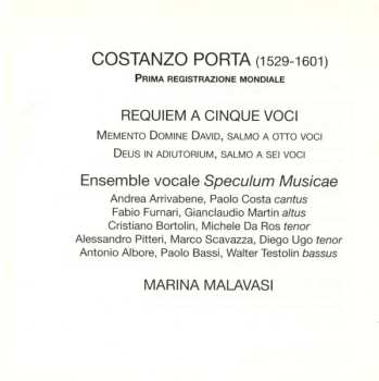 CD Costanzo Porta: Requiem A Cinque Voci