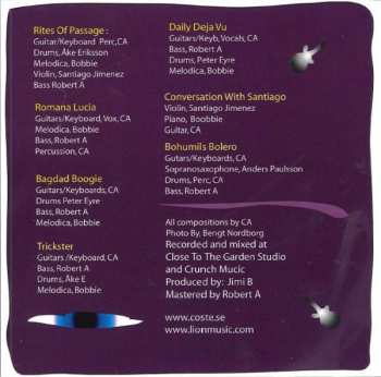 CD Coste Apetrea: Rites Of Passage