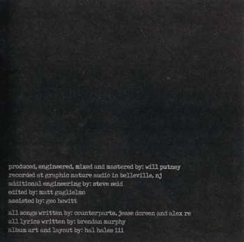 CD Counterparts: Nothing Left To Love