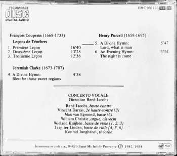 CD William Christie: Leçons De Ténèbres