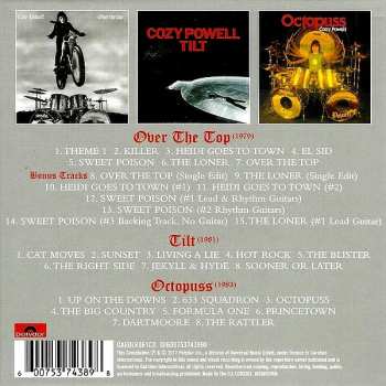 3CD/Set di cofanetti Cozy Powell: The Polydor Years