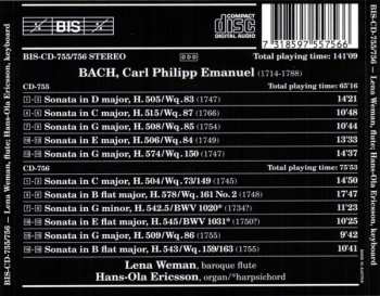 2CD Carl Philipp Emanuel Bach: Complete Sonatas For Flute And Obligato Keyboard Instrument