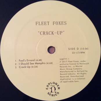 2LP Fleet Foxes: Crack-Up