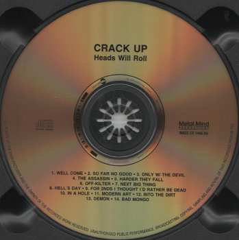 CD Crack Up: Heads Will Roll LTD | NUM | DIGI