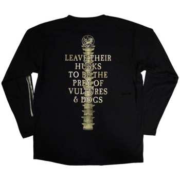 Merce Cradle Of Filth: Cradle Of Filth Unisex Long Sleeve T-shirt: Skeleton (back & Sleeve Print) (small) S