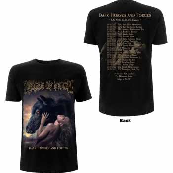 Merce Cradle Of Filth: Cradle Of Filth Unisex T-shirt: Dark Horses (back Print) (small) S