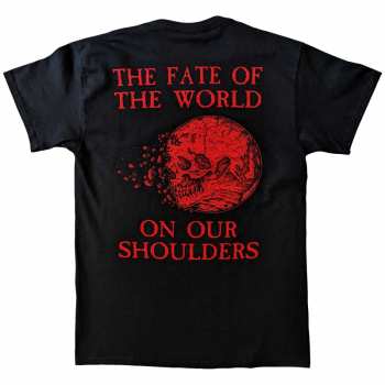 Merce Cradle Of Filth: Cradle Of Filth Unisex T-shirt: Existance Is Futile Saturn (back Print) (small) S