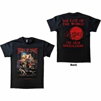 Merce Cradle Of Filth: Cradle Of Filth Unisex T-shirt: Existance Is Futile Saturn (back Print) (small) S