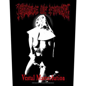 Merch Cradle Of Filth: Applicazione sulla schiena Vestal Masturbation