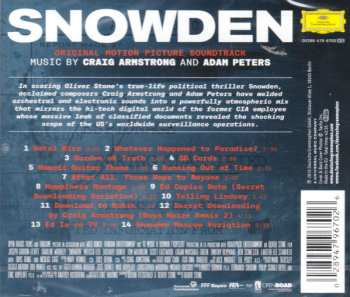 CD Craig Armstrong: Snowden (Original Motion Picture Soundtrack)
