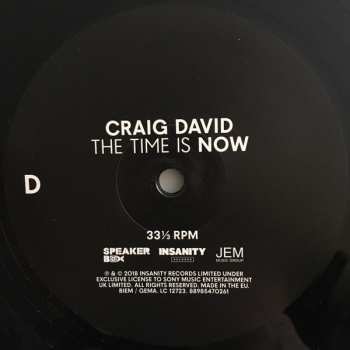 2LP Craig David: The Time Is Now DLX