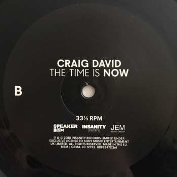 2LP Craig David: The Time Is Now DLX