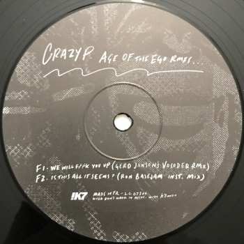 3LP Crazy Penis: Age Of The Ego (The Remixes)