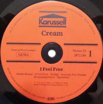 LP Cream: I Feel Free