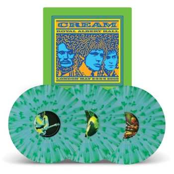 LP Cream: Royal Albert Hall London May 2-3-5-6 2005 (blue & Green Splatter Vinyl)