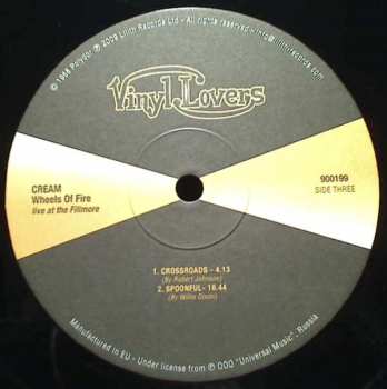2LP Cream: Wheels Of Fire LTD | CLR