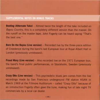 CD Creedence Clearwater Revival: Bayou Country
