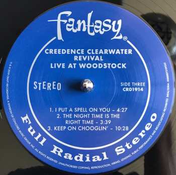 2LP Creedence Clearwater Revival: Live At Woodstock