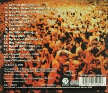 CD Creedence Clearwater Revival: Live In Europe