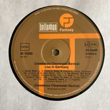 LP Creedence Clearwater Revival: Live In Germany