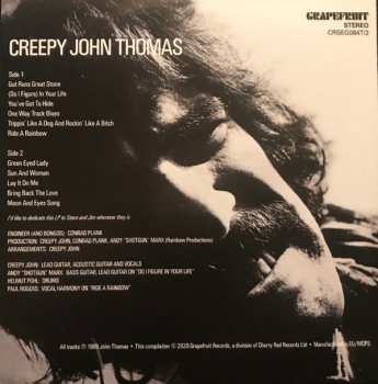 3CD/Set di cofanetti Creepy John Thomas: Trippin' Like A Dog And Rockin' Like A Bitch: The Complete Recordings