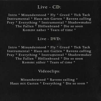 CD/DVD Crematory: Live Insurrection DIGI