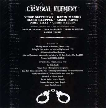 CD Criminal Element: Crime And Punishment Pt.1