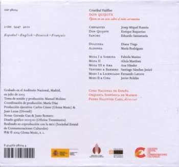 2CD/Set di cofanetti Cristóbal Halffter: Don Quijote