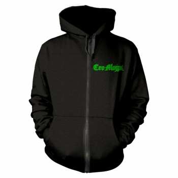 Merch Cro-Mags: Felpa con cerniera Green Logo Cro-mags