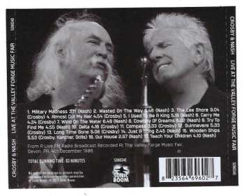 CD Crosby & Nash: Live At The Valley Forge Music Fair