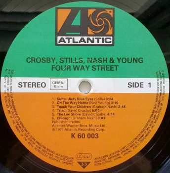 2LP Crosby, Stills, Nash & Young: 4 Way Street