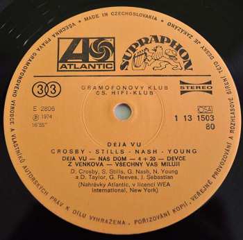 LP Crosby, Stills, Nash & Young: Déjà Vu