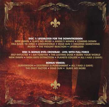 CD/DVD Crowbar: Lifesblood For The Downtrodden LTD