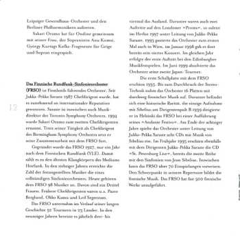 CD Sakari Oramo: Clarinet Concertos