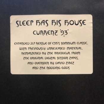 2LP Current 93: Sleep Has His House CLR