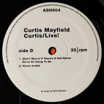 2LP Curtis Mayfield: Curtis / Live!