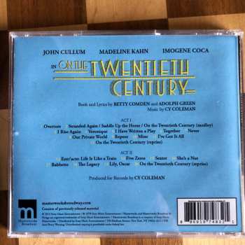 CD Betty Comden And Adolph Green: On The Twentieth Century (Original Broadway Cast Recording)